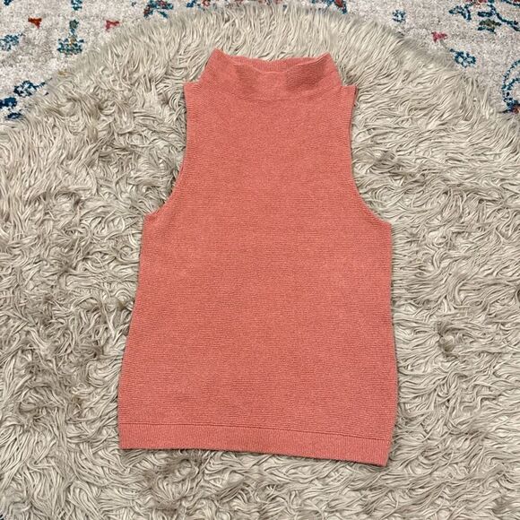 Free People Pink Textured Isla Ottoman Tunic small - Picture 2 of 6